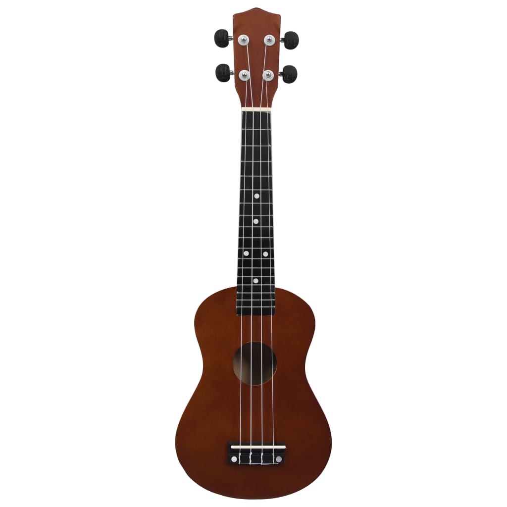 Sopran Ukulele Set für Kinder mit Tasche Dunkles Holz 23" - Premium Saiteninstrumente - Just €41.35! Shop now at homesales4u