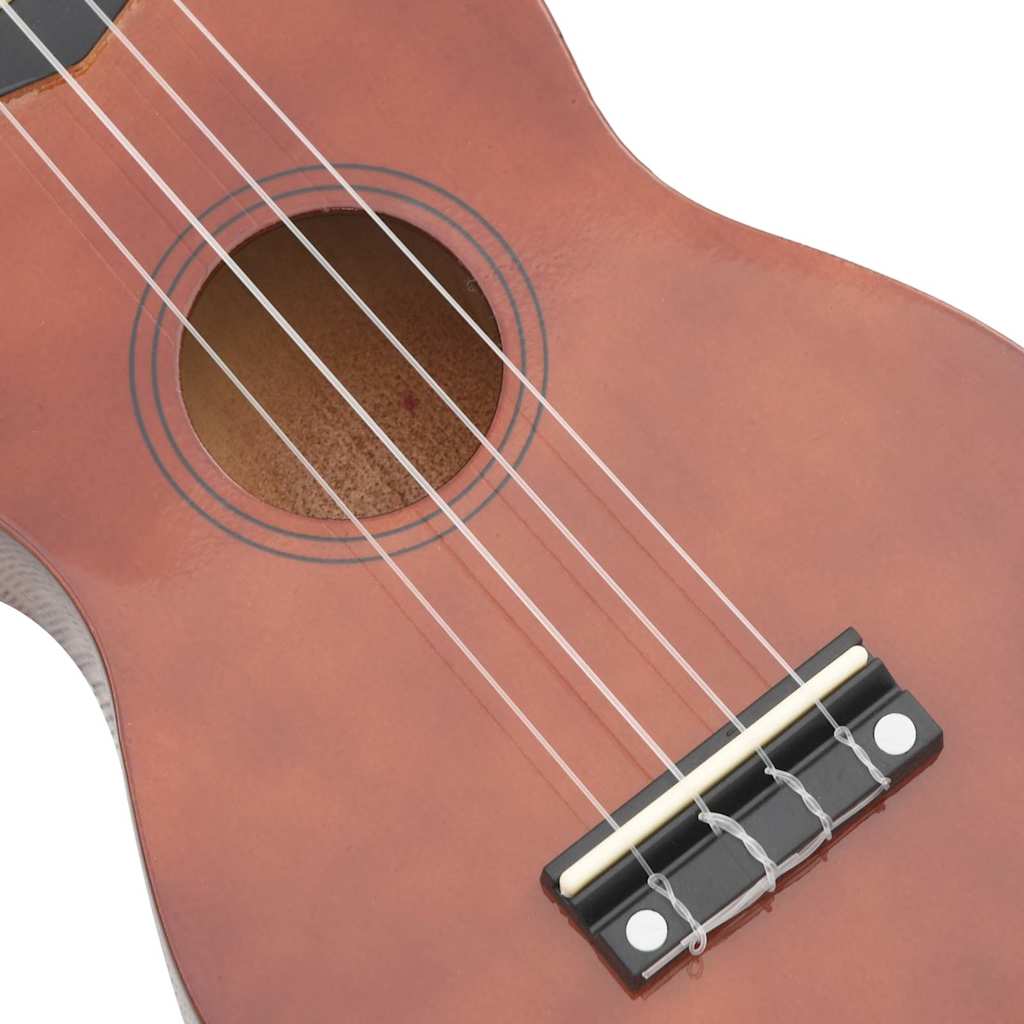 Sopran Ukulele Set für Kinder mit Tasche Dunkles Holz 23" - Premium Saiteninstrumente - Just €41.35! Shop now at homesales4u
