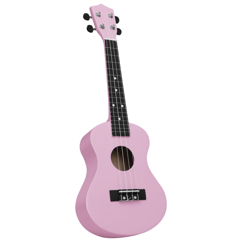 Sopran-Ukulele-Set mit Tasche für Kinder Rosa 23" - Premium Saiteninstrumente - Just €41.35! Shop now at homesales4u