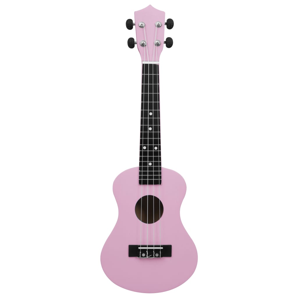 Sopran-Ukulele-Set mit Tasche für Kinder Rosa 23" - Premium Saiteninstrumente - Just €41.35! Shop now at homesales4u