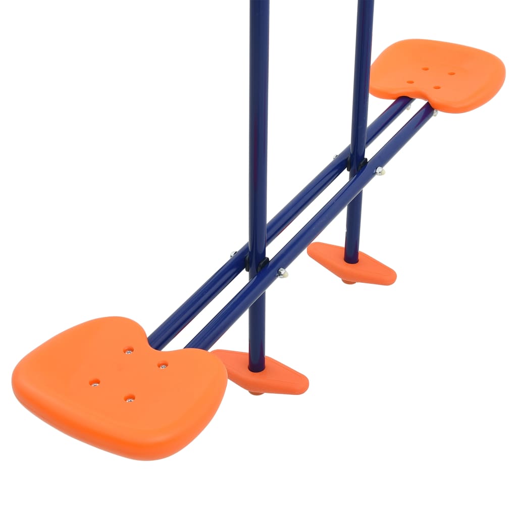 Schaukelset mit Turningen und 4 Sitzen Stahl - Premium Schaukeln & Spieltürme - Just €290.35! Shop now at homesales4u