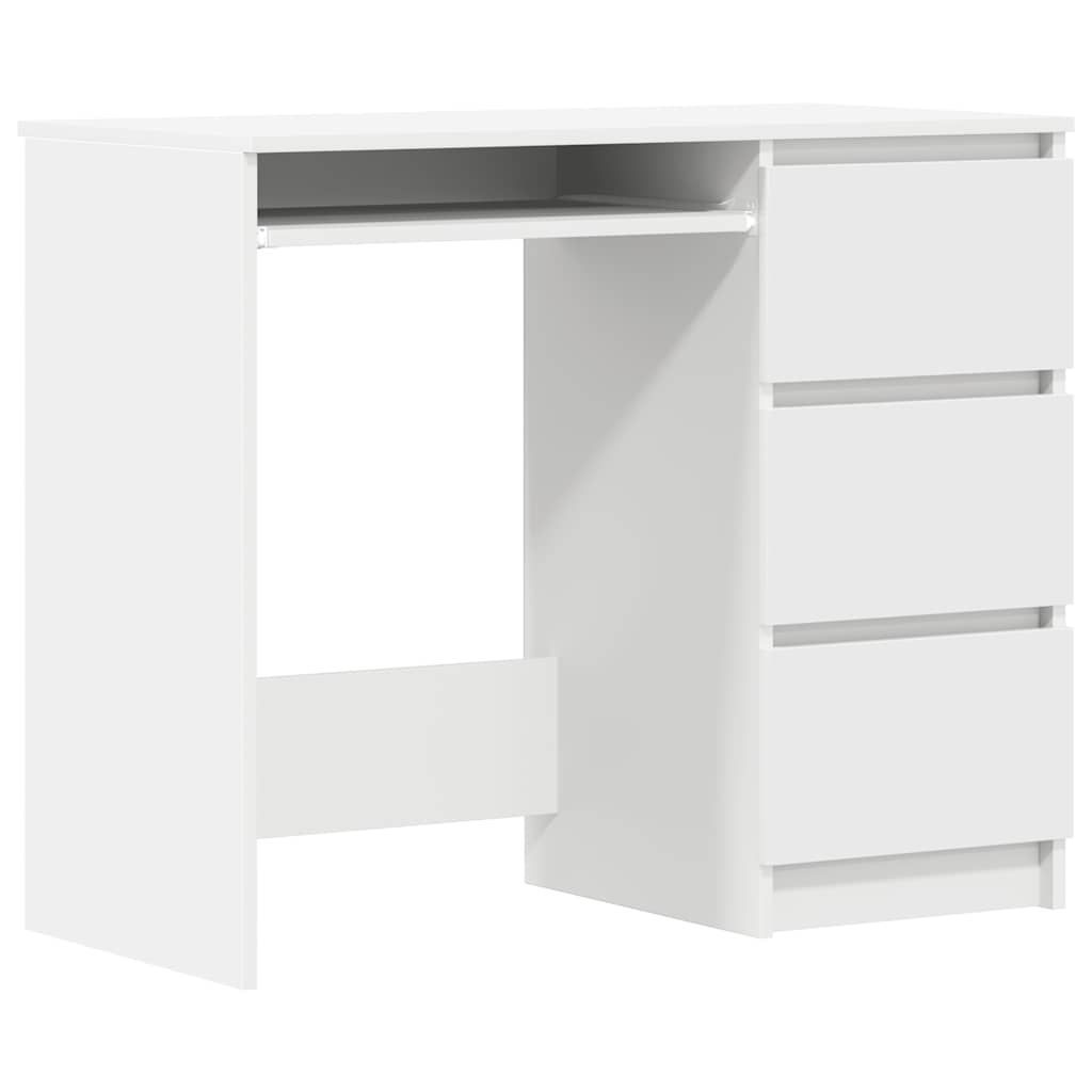Schreibtisch Weiß 90x45x76 cm Holzwerkstoff - Premium Schreibtische - Just €124.69! Shop now at homesales4u