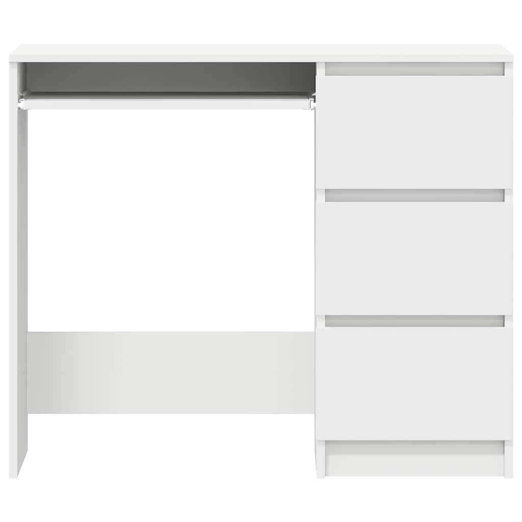 Schreibtisch Weiß 90x45x76 cm Holzwerkstoff - Premium Schreibtische - Just €124.69! Shop now at homesales4u