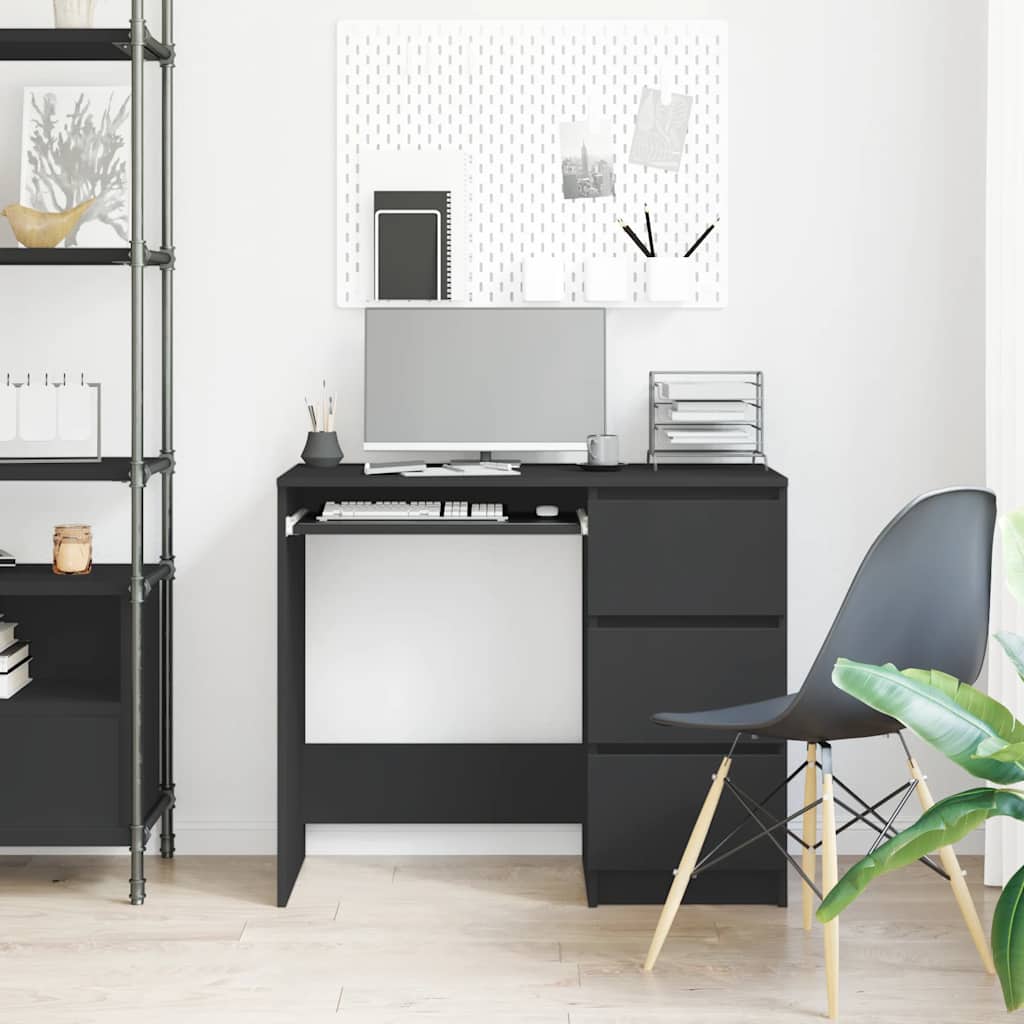 Schreibtisch Schwarz 90x45x76 cm Holzwerkstoff - Premium Schreibtische - Just €108.11! Shop now at homesales4u