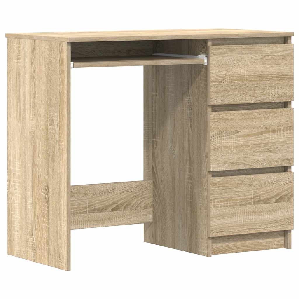 Schreibtisch Sonoma-Eiche 90x45x76 cm Holzwerkstoff - Premium Schreibtische - Just €105.85! Shop now at homesales4u