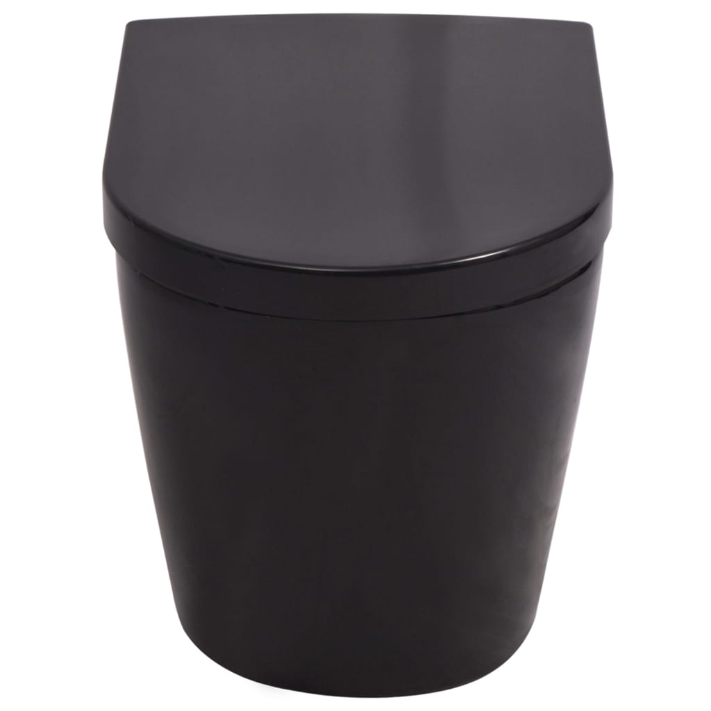 Hänge-Toilette mit Unterputzspülkasten Keramik Schwarz - Premium Toiletten - Just €482.30! Shop now at homesales4u