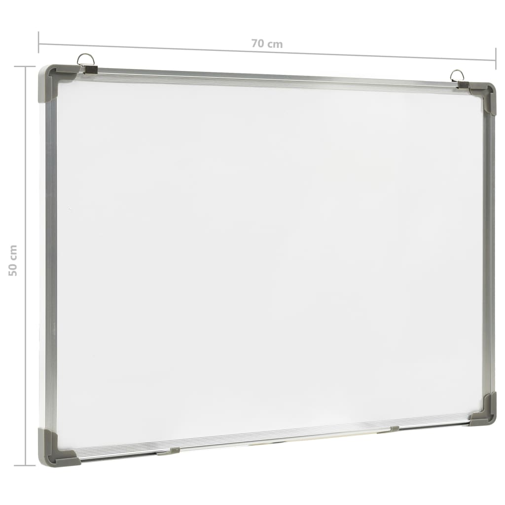 Magnetisches Whiteboard Weiß 70 x 50 cm Stahl - Premium Whiteboards - Just €43.71! Shop now at homesales4u