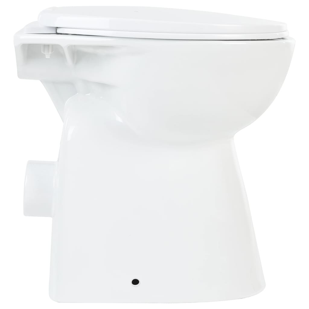 Hohe Spülrandlose Toilette Soft-Close 7 cm Erhöhte Höhe Keramik - Premium Toiletten - Just €221.55! Shop now at homesales4u