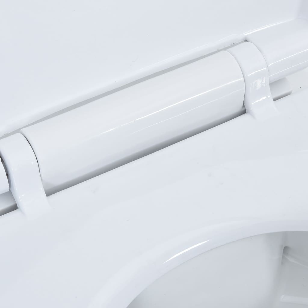 Hohe Spülrandlose Toilette Soft-Close 7 cm Erhöhte Höhe Keramik - Premium Toiletten - Just €221.55! Shop now at homesales4u