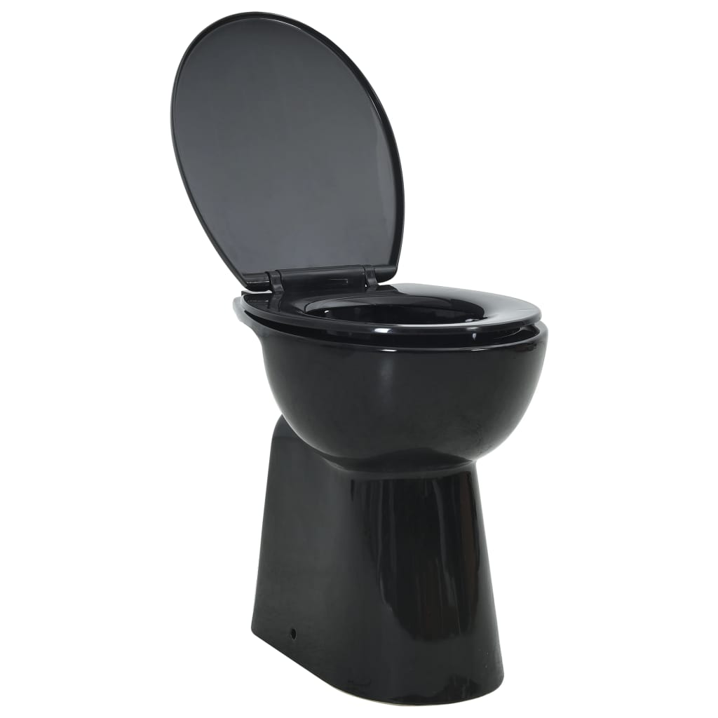 Hohe Spülrandlose Toilette Soft-Close 7 cm Erhöhte Höhe Keramik - Premium Toiletten - Just €251.81! Shop now at homesales4u