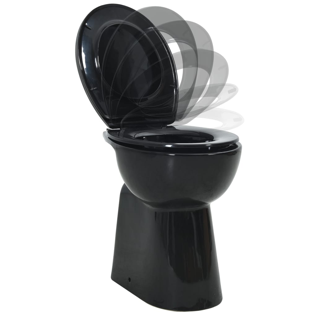 Hohe Spülrandlose Toilette Soft-Close 7 cm Erhöhte Höhe Keramik - Premium Toiletten - Just €251.81! Shop now at homesales4u