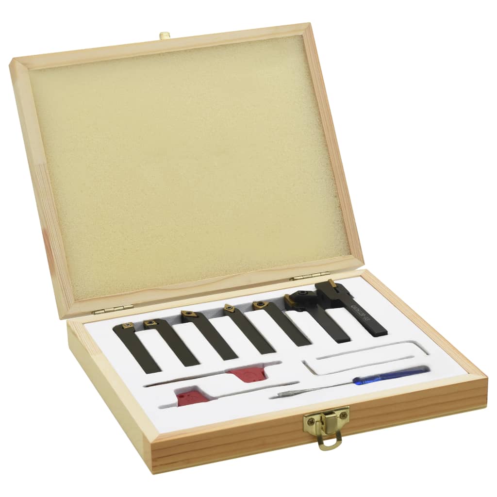 12-tlg. Drehmeißel-Set mit Wendeplatten 8x8 mm 70 mm - Premium Mühlen - Just €132.82! Shop now at homesales4u