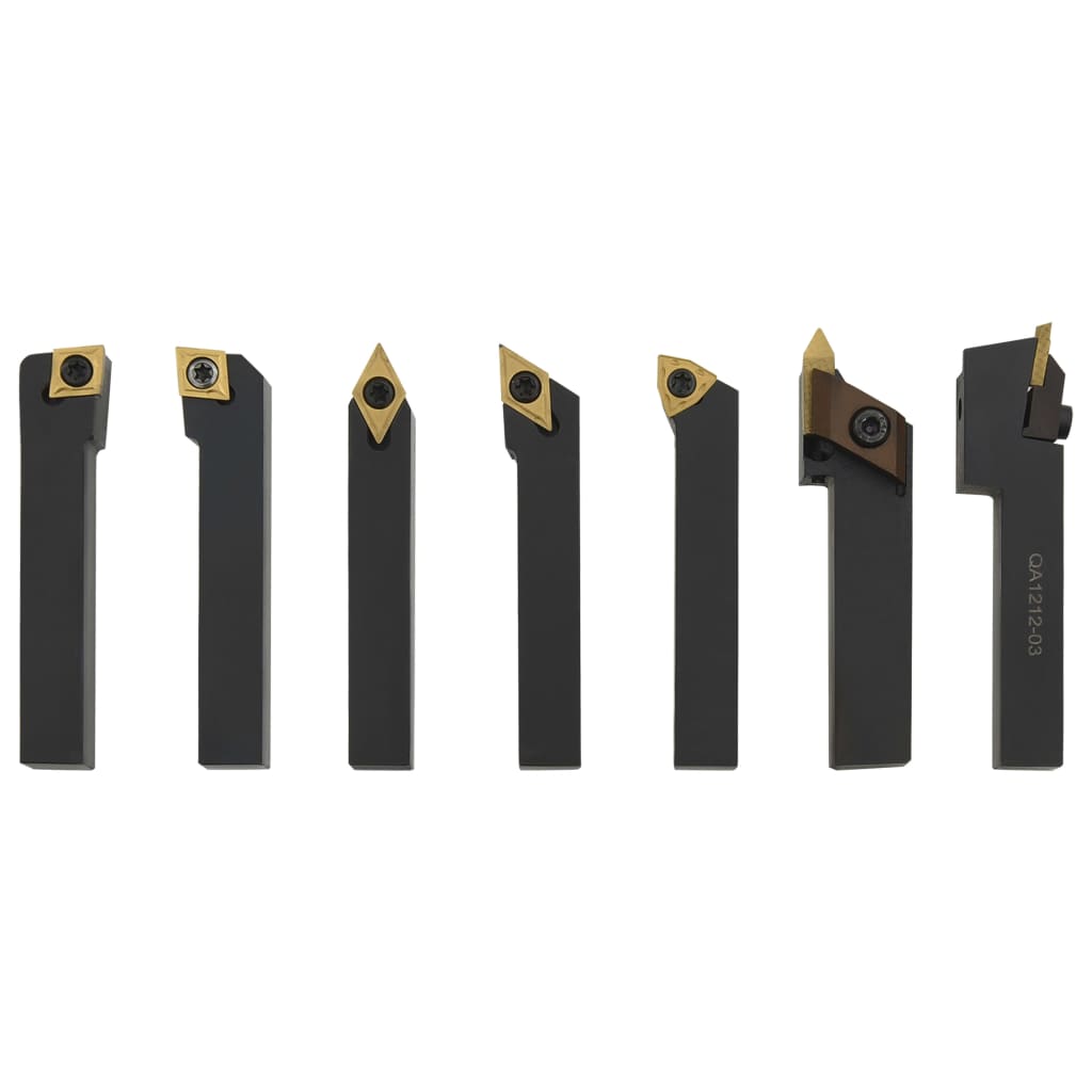 12-tlg. Drehmeißel-Set mit Wendeplatten 12x12 mm 80 mm - Premium Mühlen - Just €141.54! Shop now at homesales4u