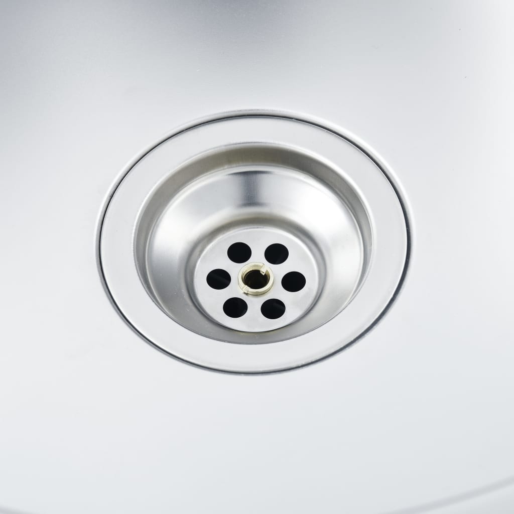Spüle mit Abtropffläche Set Silbern 1000x600x155 mm Edelstahl - Premium Küchenspülen & Spülbecken - Just €201.72! Shop now at homesales4u