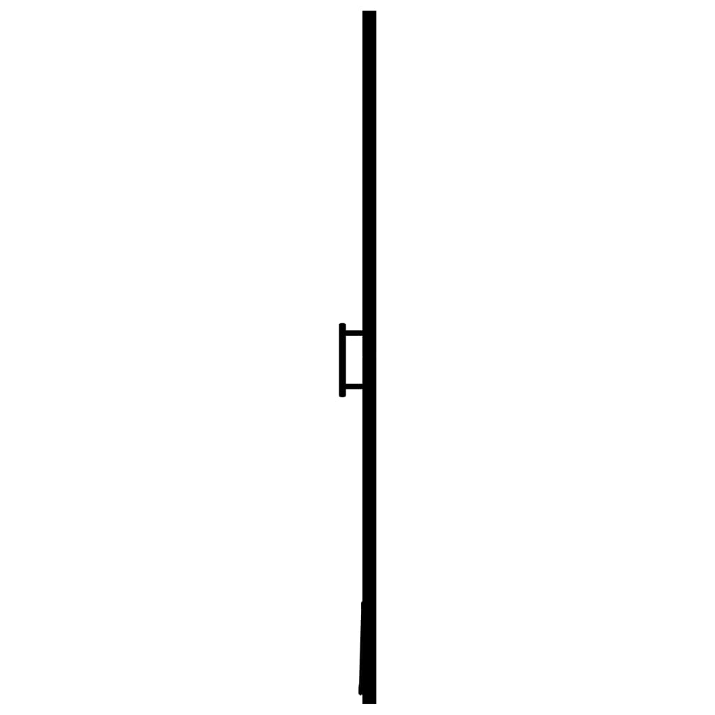 Duschtür Mattes Hartglas 91x195 cm Schwarz - Premium Duschkabinen & -türen - Just €269.75! Shop now at homesales4u