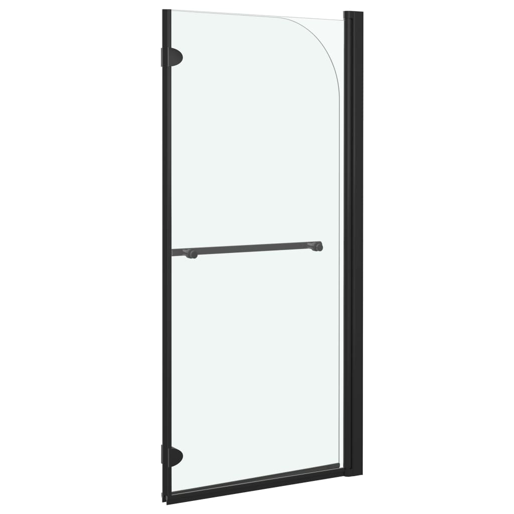 Faltbare Duschkabine 2 Paneele ESG 120x140 cm Schwarz - Premium Duschkabinen & -türen - Just €201.64! Shop now at homesales4u