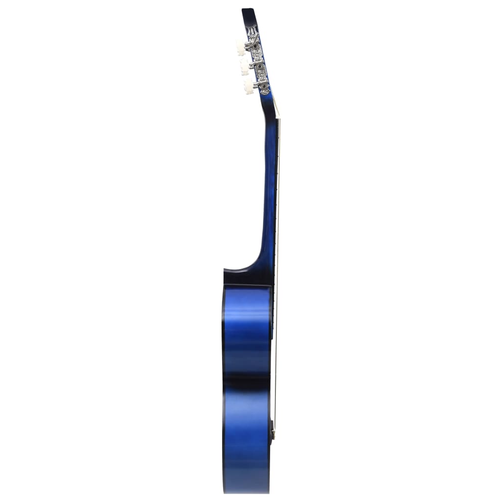 Klassikgitarre für Anfänger mit Tasche Blau 4/4 39" - Premium Gitarren - Just €102.19! Shop now at homesales4u