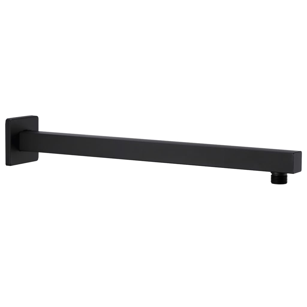 Duscharm Quadratisch Edelstahl 201 Schwarz 40 cm - Premium Duschkabinen & -türen - Just €32.18! Shop now at homesales4u