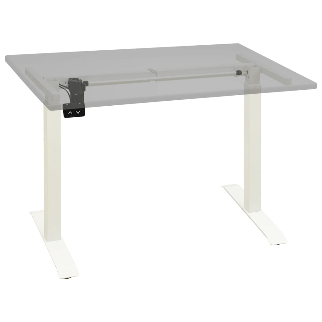 Schreibtisch-Gestell Elektromotorisch Höhenverstellbar Weiß - Premium Arbeitsplätze im Großraumbüro - Just €313.52! Shop now at homesales4u