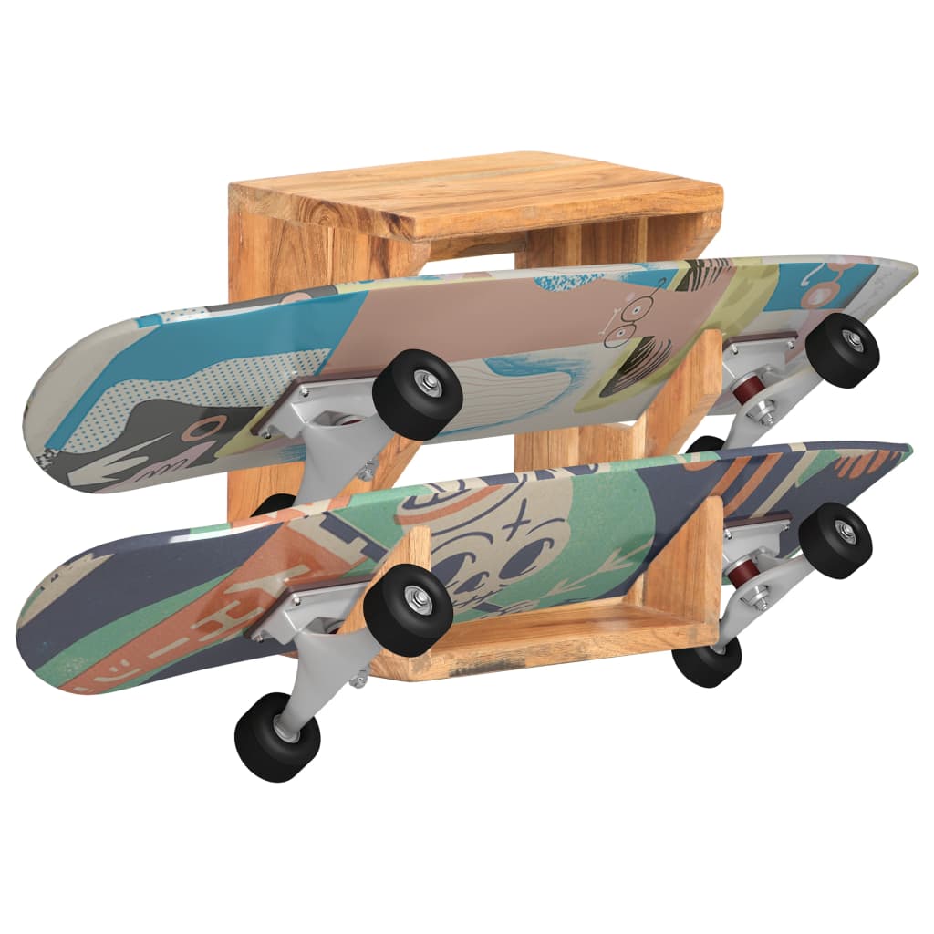Skateboard Wandhalter 25x20x30 cm Akazie Massivholz - Premium Kfz-Gepäckträger - Just €62.74! Shop now at homesales4u