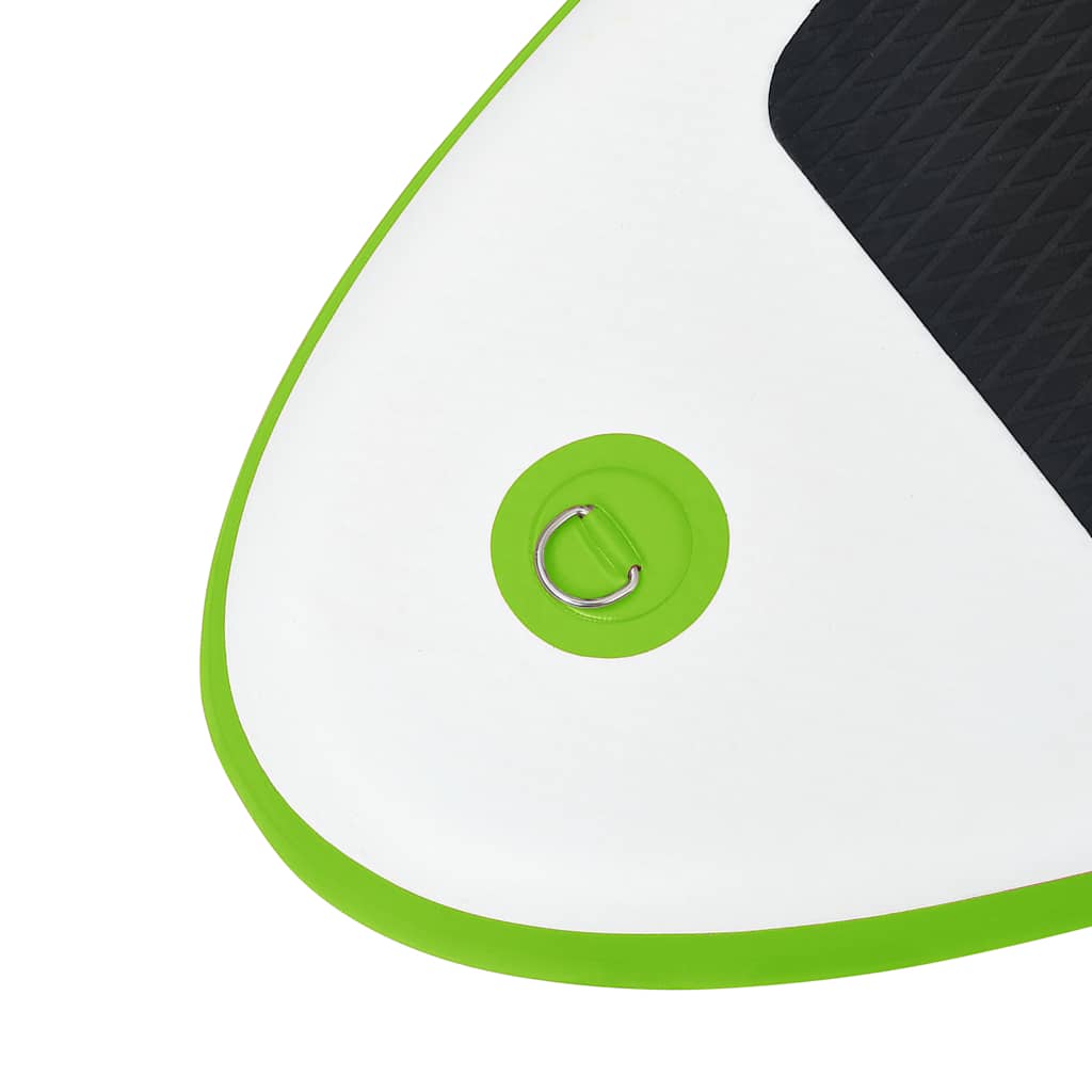 Aufblasbares SUP-Board mit Segel Set Grün und Weiß - Premium Paddelboards - Just €810.18! Shop now at homesales4u