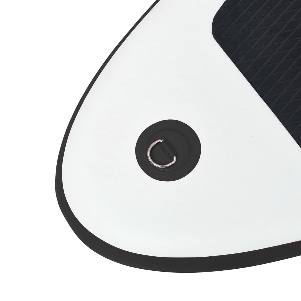 Aufblasbares SUP-Board mit Segel Set Schwarz und Weiß - Premium Paddelboards - Just €793.29! Shop now at homesales4u