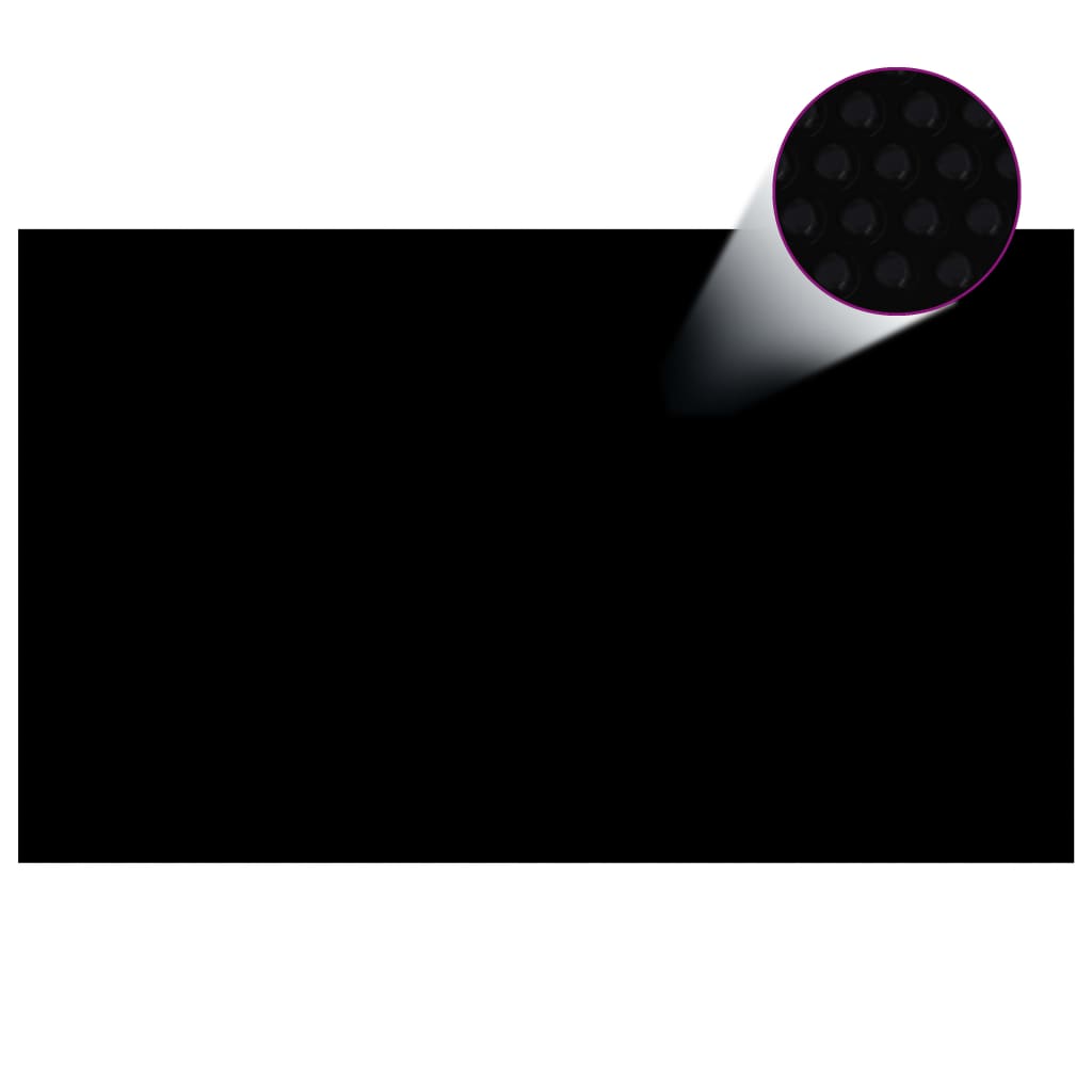 Rechteckige Poolabdeckung 500x300 cm PE Schwarz - Premium Poolabdeckungen & -unterlagen - Just €62.44! Shop now at homesales4u