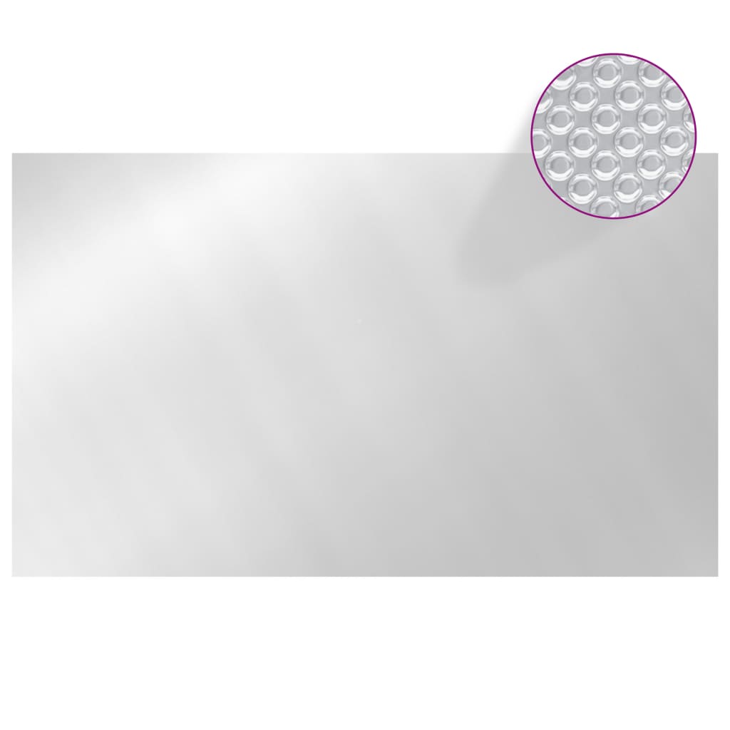 Rechteckige Poolabdeckung 500x300 cm PE Silbern - Premium Poolabdeckungen & -unterlagen - Just €61.83! Shop now at homesales4u