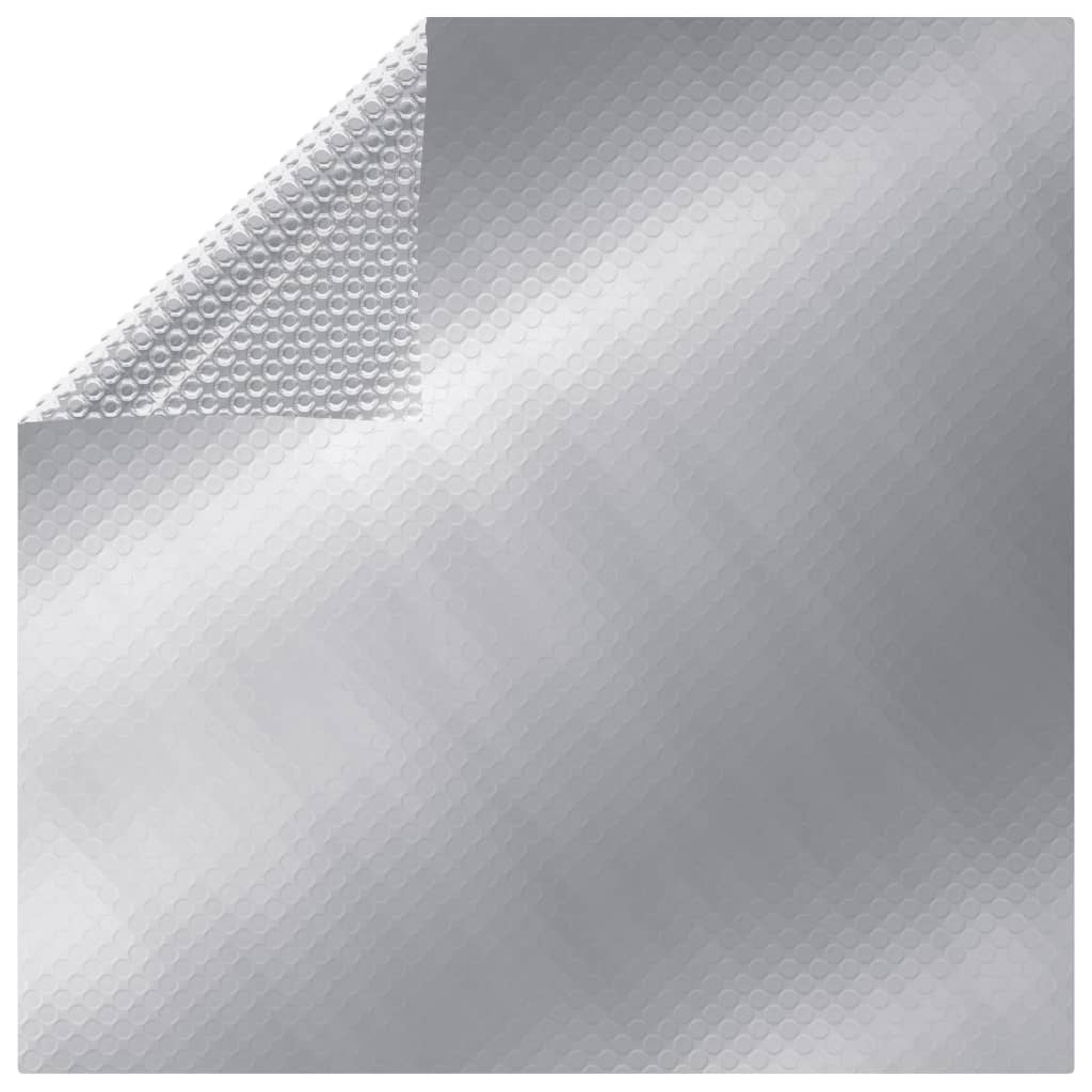 Rechteckige Poolabdeckung 1000x600 cm PE Silbern - Premium Poolabdeckungen & -unterlagen - Just €190.08! Shop now at homesales4u