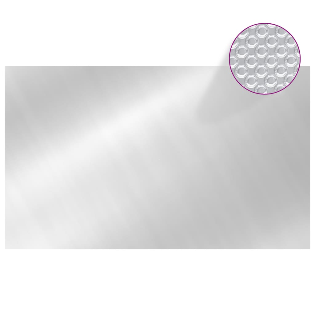 Rechteckige Poolabdeckung 1000x600 cm PE Silbern - Premium Poolabdeckungen & -unterlagen - Just €190.08! Shop now at homesales4u
