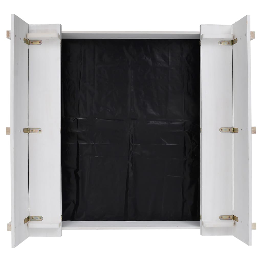 Sandkasten Tannenholz Weiß 95x90x15 cm - Premium Sandkästen - Just €133.60! Shop now at homesales4u