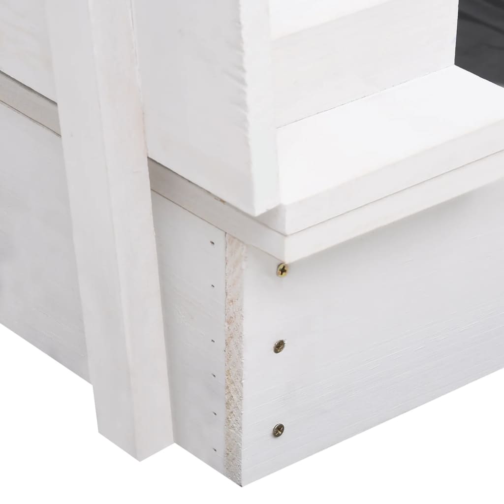 Sandkasten Tannenholz Weiß 95x90x15 cm - Premium Sandkästen - Just €133.60! Shop now at homesales4u