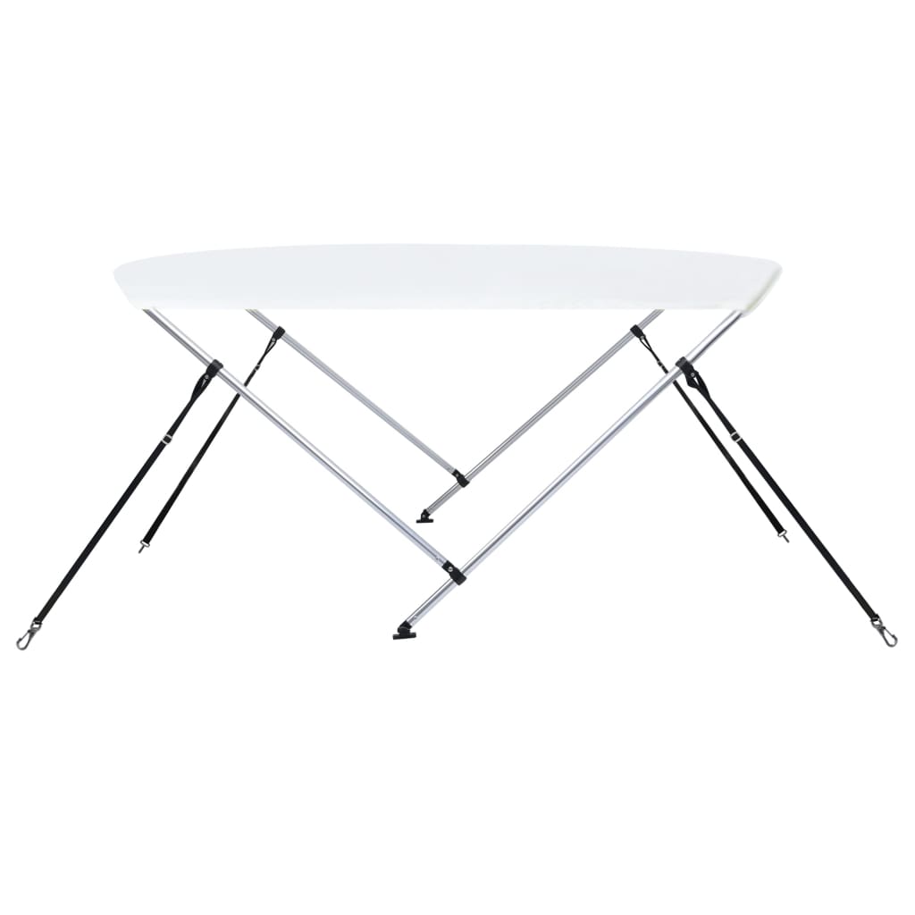 2-Bow Bimini Top Weiß 150x120x110 cm - Premium Bootspersenninge & Bootsplanen - Just €120.13! Shop now at homesales4u