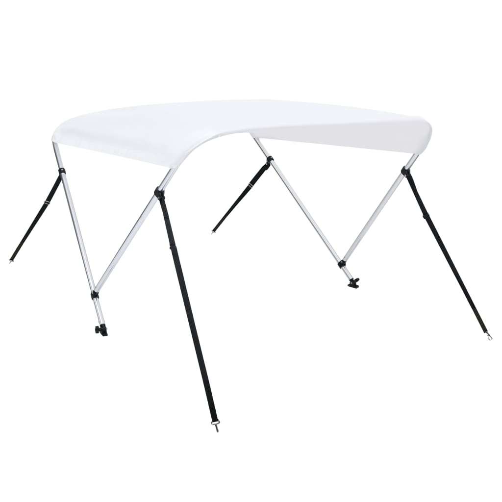 2-Bow Bimini Top Weiß 150x120x110 cm - Premium Bootspersenninge & Bootsplanen - Just €120.13! Shop now at homesales4u