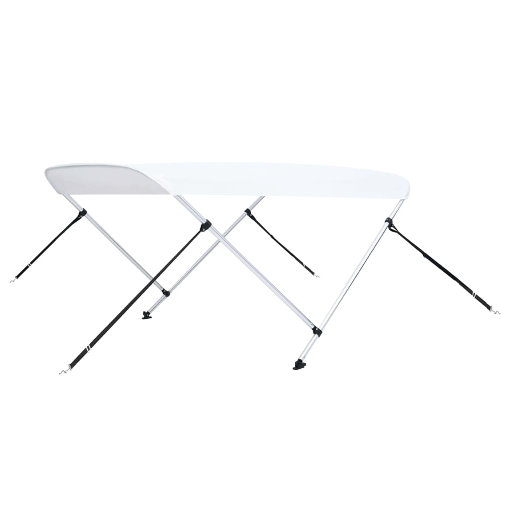 2-Bow Bimini Top Weiß 180x130x110 cm - Premium Bootspersenninge & Bootsplanen - Just €124.35! Shop now at homesales4u