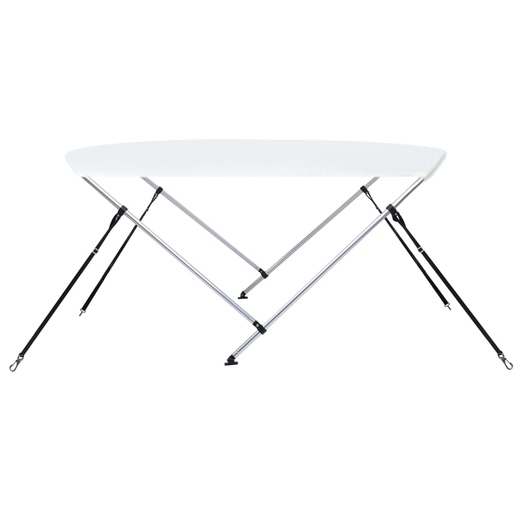 2-Bow Bimini Top Weiß 180x130x110 cm - Premium Bootspersenninge & Bootsplanen - Just €124.35! Shop now at homesales4u