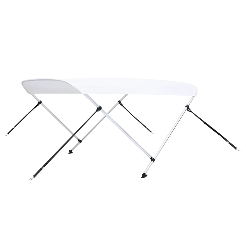 2-Bow Bimini Top Weiß 180x150x110 cm - Premium Bootspersenninge & Bootsplanen - Just €127.79! Shop now at homesales4u