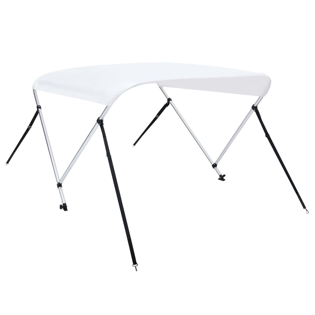 2-Bow Bimini Top Weiß 180x150x110 cm - Premium Bootspersenninge & Bootsplanen - Just €127.79! Shop now at homesales4u
