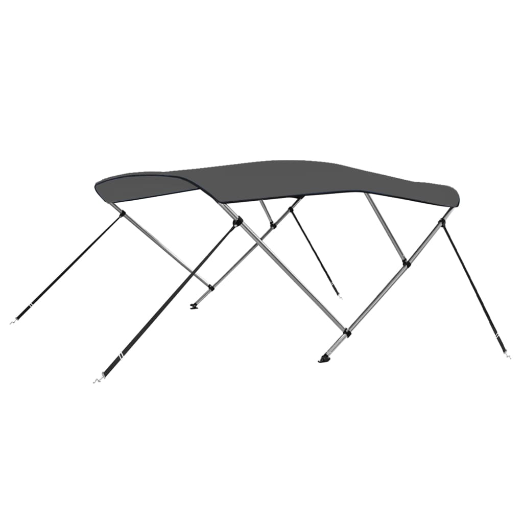 3-Bow Bimini Top Anthrazit 183x140x137 cm - Premium Bootspersenninge & Bootsplanen - Just €171.94! Shop now at homesales4u