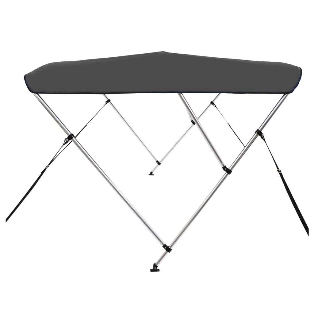 3-Bow Bimini Top Anthrazit 183x140x137 cm - Premium Bootspersenninge & Bootsplanen - Just €171.94! Shop now at homesales4u