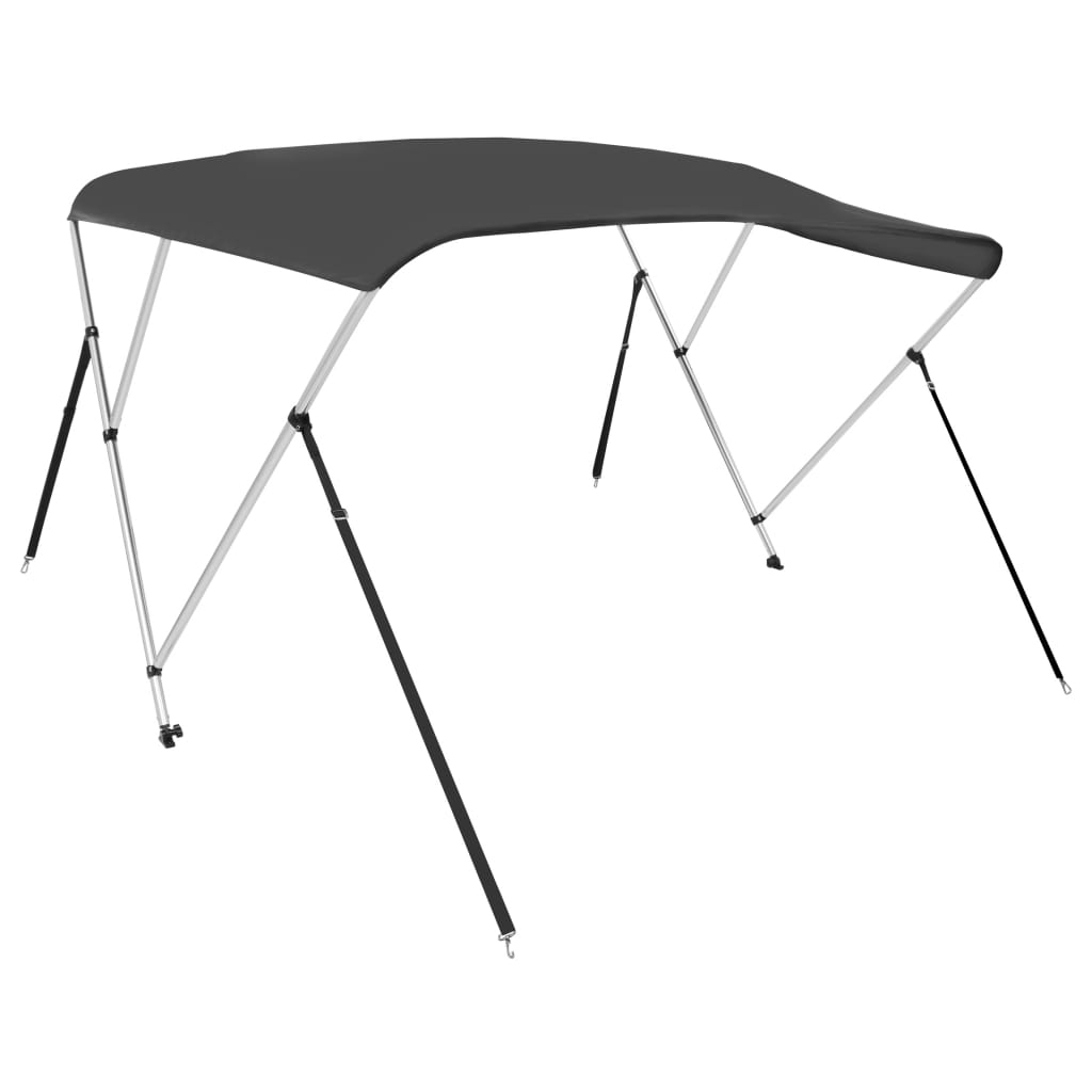 3-Bow Bimini Top Anthrazit 183x140x137 cm - Premium Bootspersenninge & Bootsplanen - Just €171.94! Shop now at homesales4u