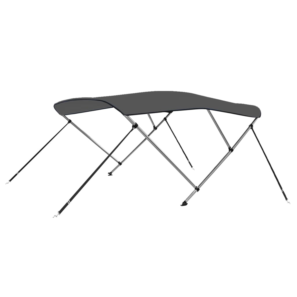 3-Bow Bimini Top Anthrazit 183x196x137 cm - Premium Bootspersenninge & Bootsplanen - Just €185.01! Shop now at homesales4u