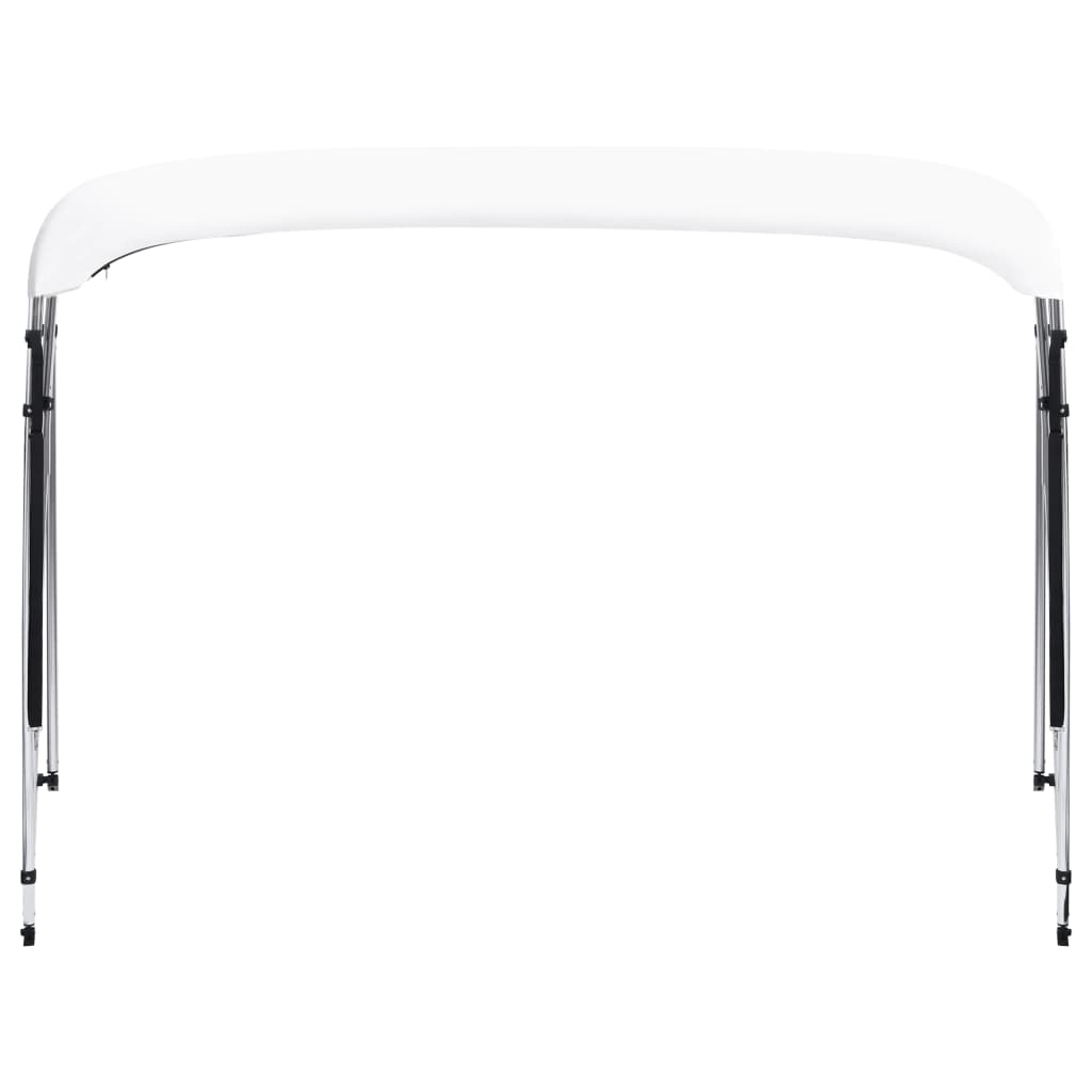 4-Bow Bimini Top Weiß 243x(230-244)x137 cm - Premium Bootspersenninge & Bootsplanen - Just €243.75! Shop now at homesales4u