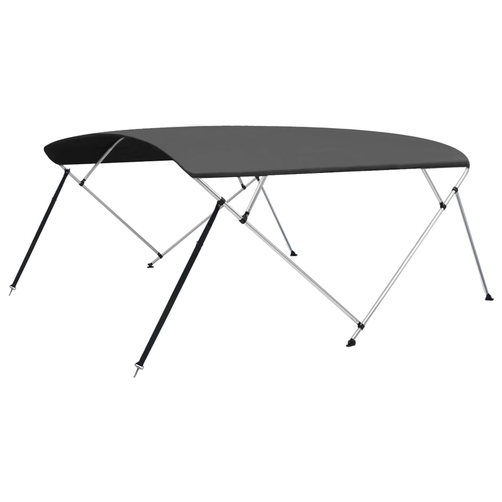 4-Bow Bimini Top Anthrazit 243x(230-244)x137 cm - Premium Bootspersenninge & Bootsplanen - Just €264.07! Shop now at homesales4u