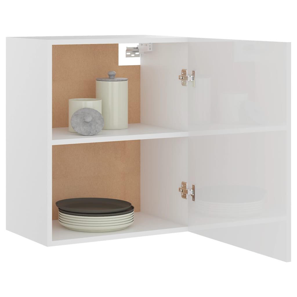 Hängeschränke 2 Stk. Lyon Hochglanz-Weiß 50x31x60 cm Holzwerkstoff - Premium Küchenschränke - Just €110.33! Shop now at homesales4u