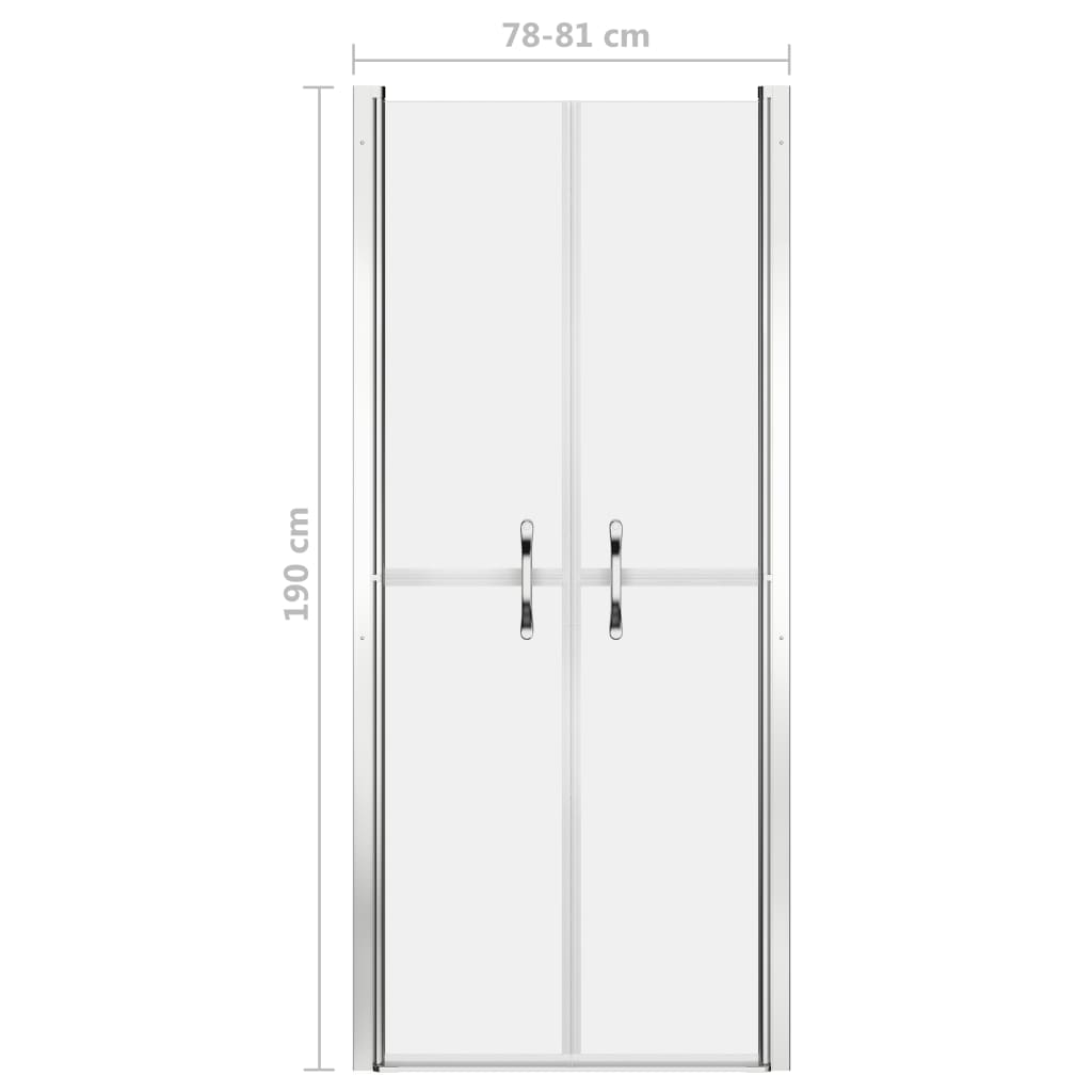 Duschtür Matt ESG 81x190 cm - Premium Duschkabinen & -türen - Just €238.34! Shop now at homesales4u