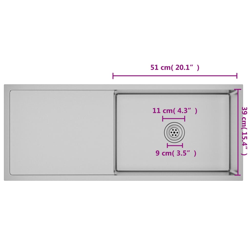 Handgemachte Einbauspüle Edelstahl - Premium Küchenspülen & Spülbecken - Just €339.02! Shop now at homesales4u