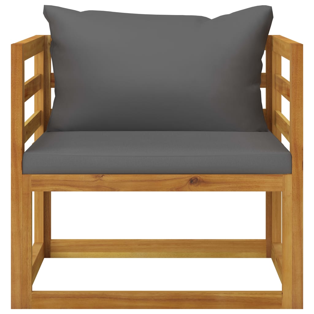 5-tlg. Garten-Lounge-Set mit Auflagen Massivholz Akazie - Premium Gartenmöbel-Sets - Just €618.71! Shop now at homesales4u