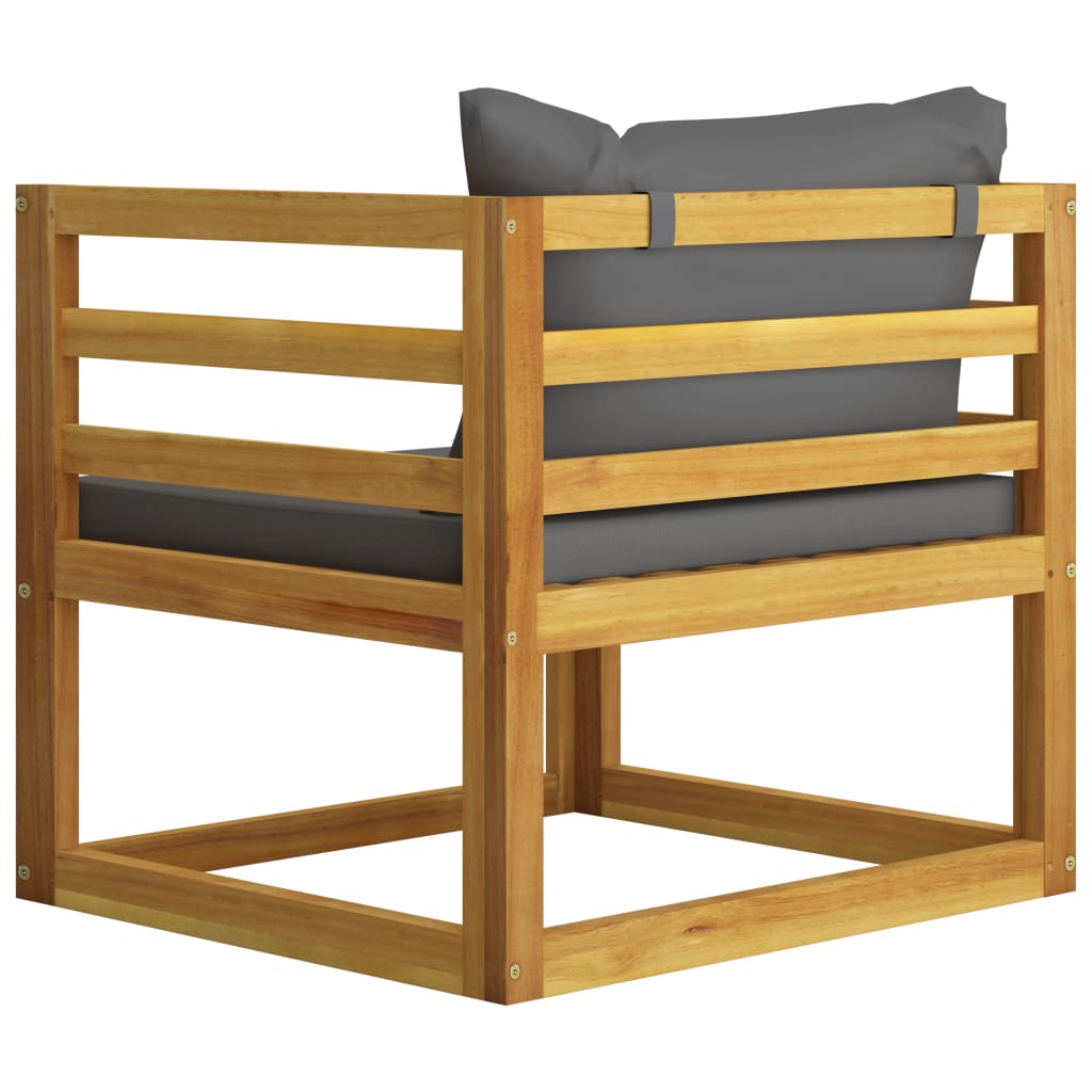 5-tlg. Garten-Lounge-Set mit Auflagen Massivholz Akazie - Premium Gartenmöbel-Sets - Just €618.71! Shop now at homesales4u