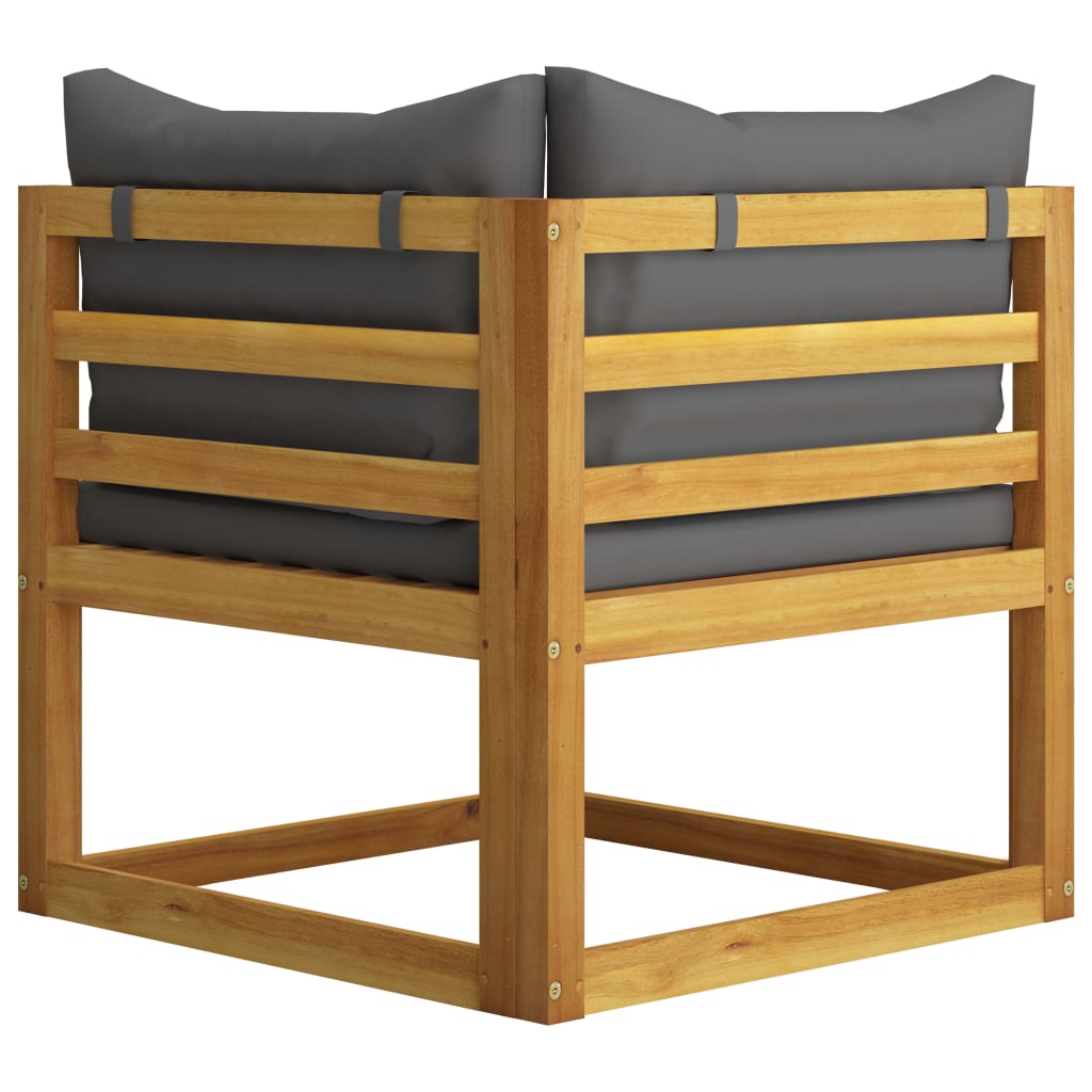 9-tlg. Garten-Lounge-Set mit Auflagen Massivholz Akazie - Premium Gartenmöbel-Sets - Just €1236.95! Shop now at homesales4u